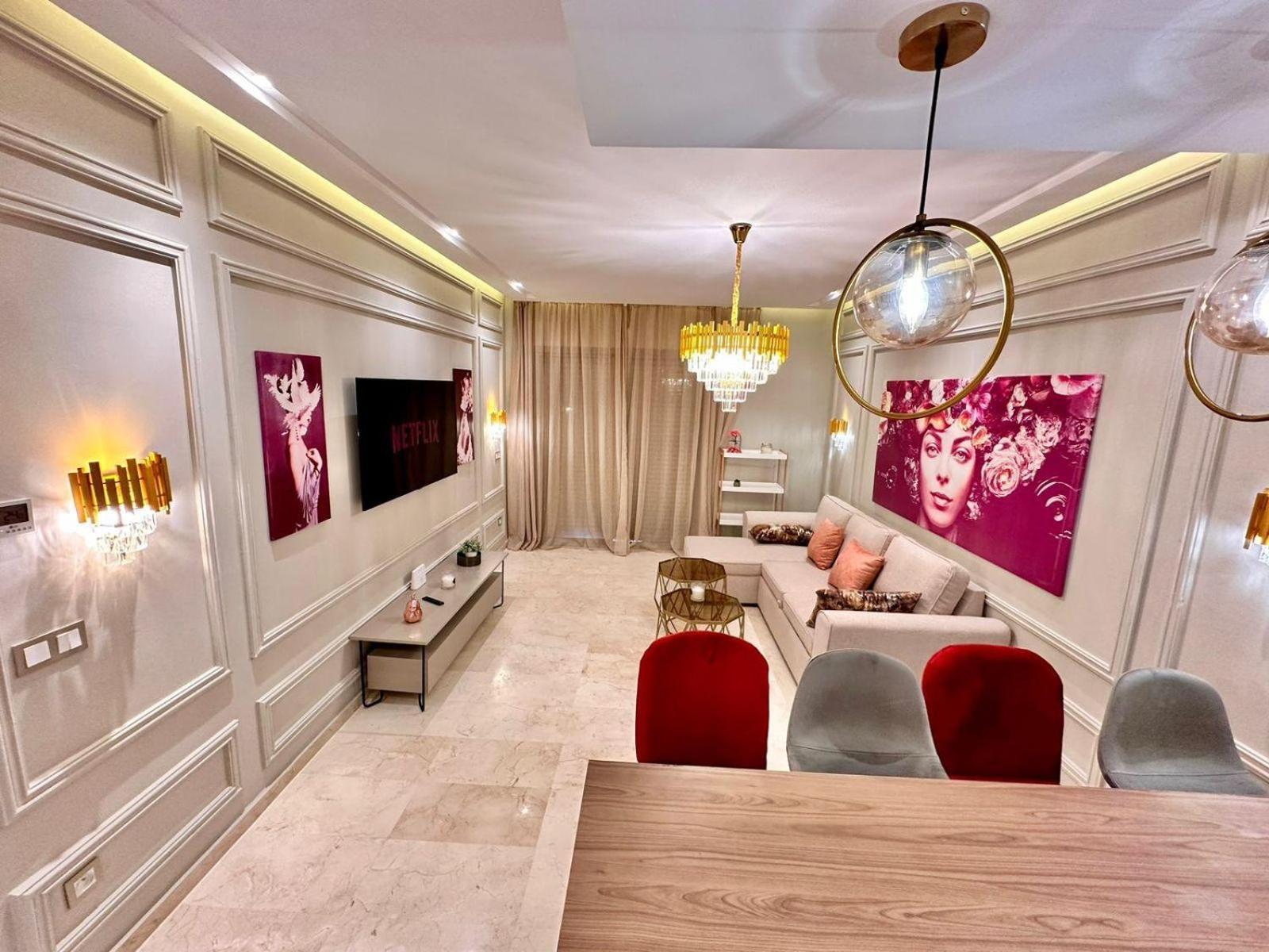 Appartement Luxueux Avec Piscine 10 Minutes Du Centre Ville مراكش المظهر الخارجي الصورة