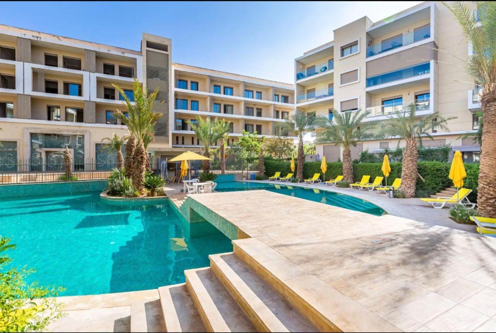 Appartement Luxueux Avec Piscine 10 Minutes Du Centre Ville مراكش المظهر الخارجي الصورة