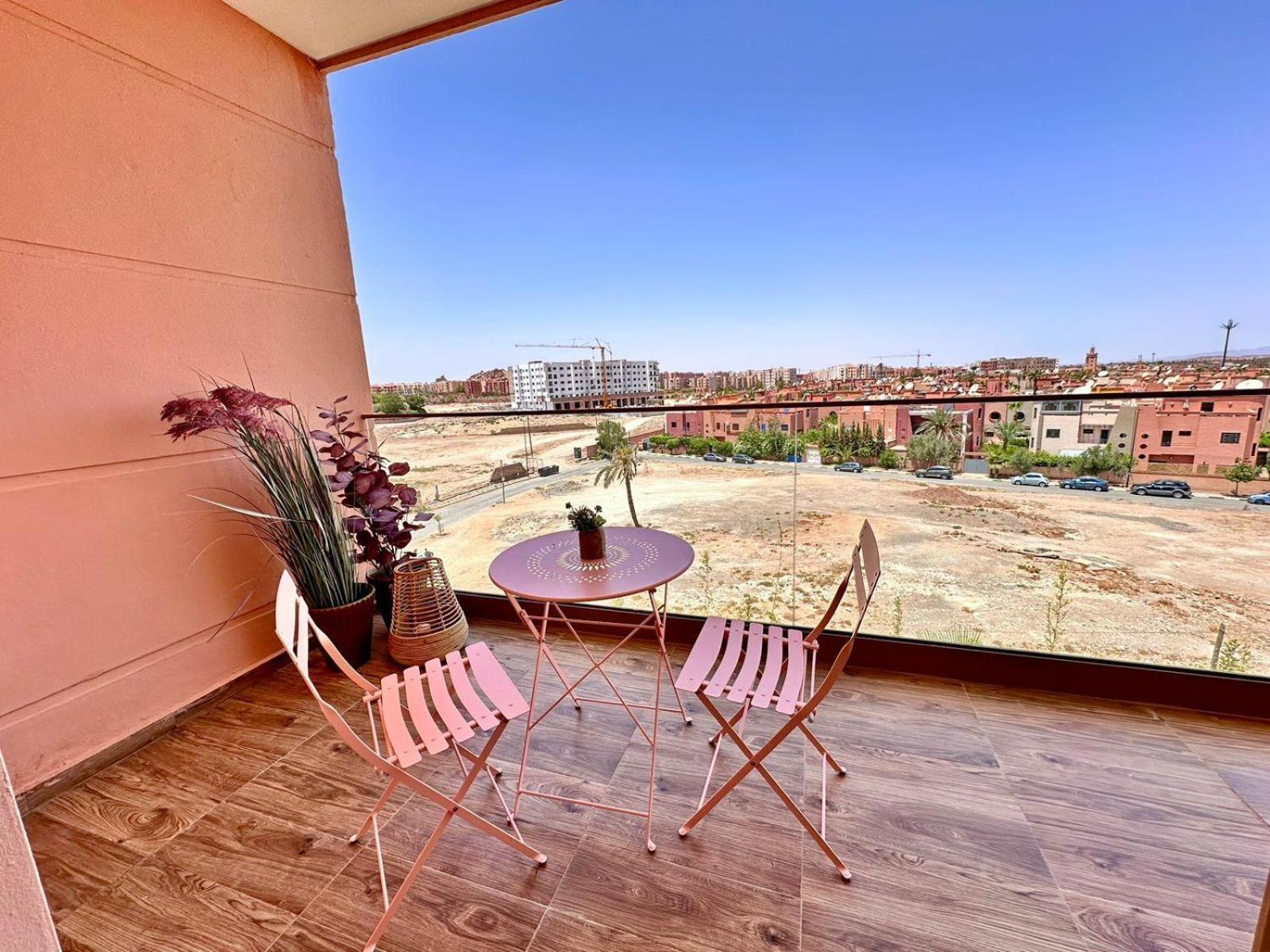 Appartement Luxueux Avec Piscine 10 Minutes Du Centre Ville مراكش المظهر الخارجي الصورة